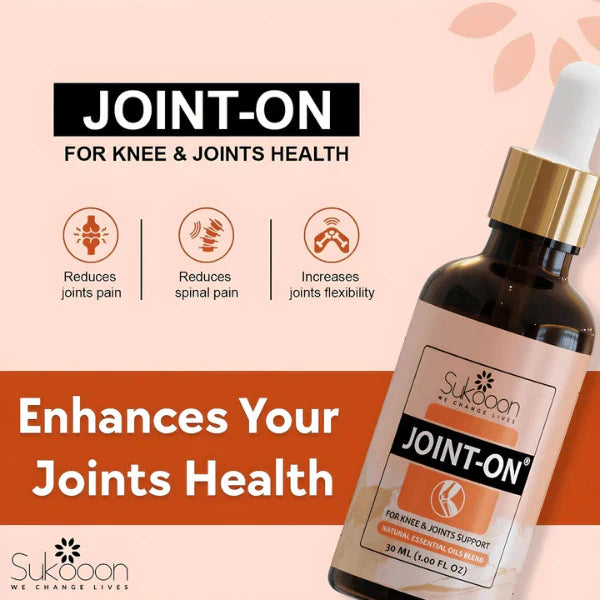 Sukooon Joint On Oil – Pain Relief Oil for Joints, Knee, Back, Arthritis & Tennis Elbow
