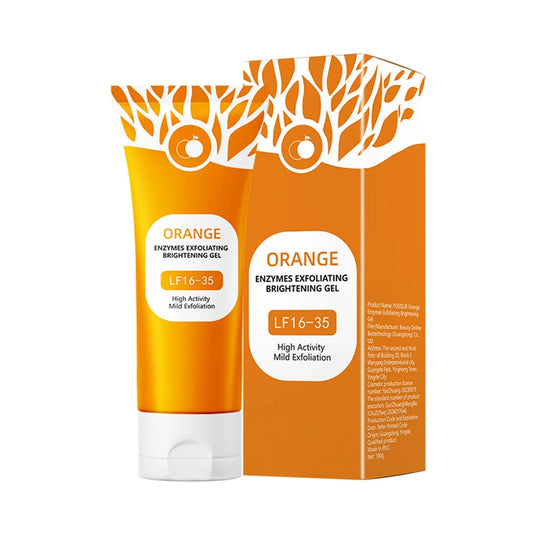 Orange Enzymes Exfoliating Scrub Gel – Deep Cleansing, Brightening & Smooth Skin Formula